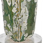 Настольная лампа керамическая с кремовым абажуром Scenic Column варинант исполнения - 2 | Loft Concept в Санкт-петербурге