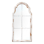 Зеркало-окно настенное в винтажном стиле Venetian Smooth варинант исполнения - 1 | Loft Concept в Санкт-петербурге