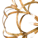 Люстра круглая в виде объёмного цветка Golden Flower Sphere варинант исполнения - 1 | Loft Concept в Санкт-петербурге