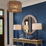 Настольная лампа с корпусом из цветков колокольчика Cascade of Blue Flowers варинант исполнения - 3 | Loft Concept в Санкт-петербурге