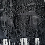 Гобелен из шерсти мериноса с узелками Ночь  варинант исполнения - 1 | Loft Concept в Санкт-петербурге