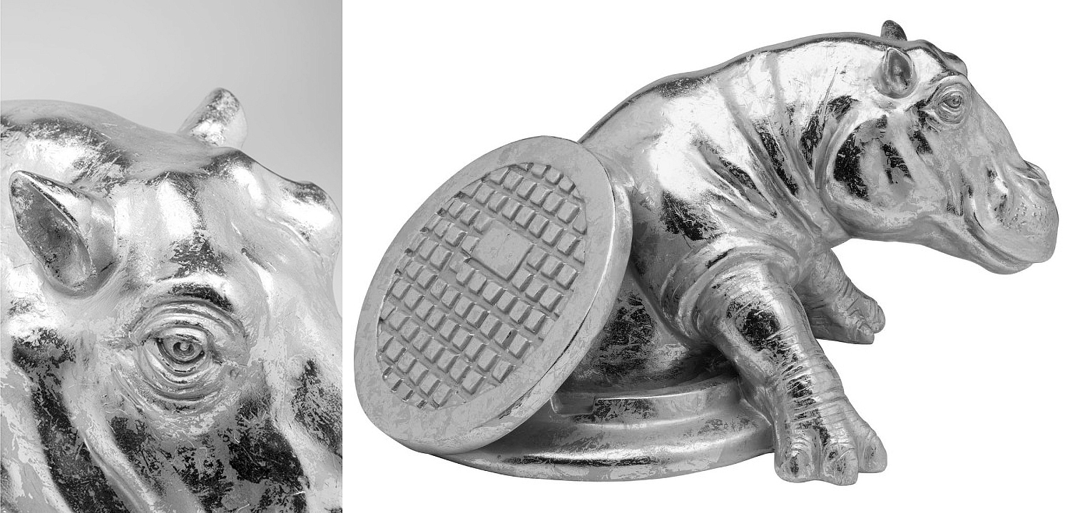 Статуэтка Chrome Hippo - Loft-Concept в Санкт-петербурге