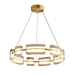 Люстра круглая с янтарными стеклянными плафонами Lighting of Space варинант исполнения - 1 | Loft Concept в Санкт-петербурге