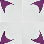 Дизайнерская плитка с узором Комета 2 варинант исполнения - 1 | Loft Concept в Санкт-петербурге