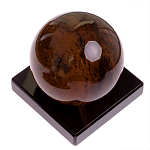 Настольный письменный набор с часами из природного камня обсидиана Royal Set варинант исполнения - 6 | Loft Concept в Санкт-петербурге