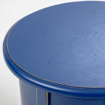 Синяя тумба на фигурных ножках Shelby варинант исполнения - 4 | Loft Concept в Санкт-петербурге