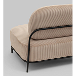 Диван Стоун велюр рельефный бежевый варинант исполнения - 4 | Loft Concept в Санкт-петербурге