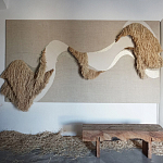 Декор настенный в Эко стиле Малибу wall panel Malibu Abstraction варинант исполнения - 1 | Loft Concept в Санкт-петербурге