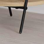 Стол приставной с 2-мя круглыми столешницами из дерева ESSEL OAK варинант исполнения - 2 | Loft Concept в Санкт-петербурге