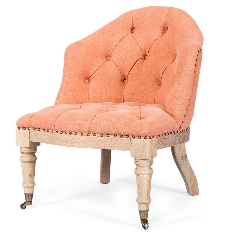 Кресло French Provence Chair rose Розовый пастельный в Санкт-петербурге | Loft Concept 