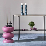 Подсвечник фигурный голубой Bright Accent 33 см варинант исполнения - 3 | Loft Concept в Санкт-петербурге