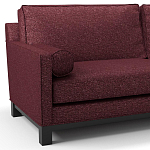 Мебельная ткань Шенилл бордовый цвет 138 см T4-38 варинант исполнения - 6 | Loft Concept в Санкт-петербурге