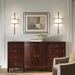 Бра вертикальное с белым полукруглым плафоном и длинным стержнем S Kichler варинант исполнения - 15 | Loft Concept в Санкт-петербурге