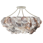 Потолочный светильник с каскадным абажуром из ракушек Sea Ravens варинант исполнения - 3 | Loft Concept в Санкт-петербурге