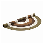 Ковер круглый из хлопка с контрастным узором Bullseye 150 варинант исполнения - 2 | Loft Concept в Санкт-петербурге