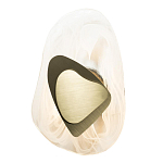 Бра овальное из стекла с золотым элементом Flow Texture  варинант исполнения - 4 | Loft Concept в Санкт-петербурге