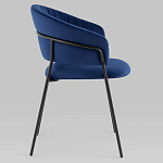 Стул в велюре синего цвета Horizon варинант исполнения - 2 | Loft Concept в Санкт-петербурге