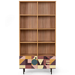 Широкий стеллаж с принтом Elise Rack варинант исполнения - 6 | Loft Concept в Санкт-петербурге