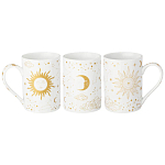 Кружка из фарфора с рисунком звезд и созвездий 300 мл Porcelain Astronomy Collection варинант исполнения - 1 | Loft Concept в Санкт-петербурге