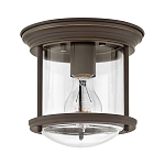 Потолочный светильник для ванных комнат со стеклянным плафоном и одной лампой Hinkley варинант исполнения - 8 | Loft Concept в Санкт-петербурге