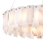 Люстра круглая декорированная натуральным камнем Stone Interior Accent варинант исполнения - 3 | Loft Concept в Санкт-петербурге