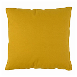 Подушка декоративная хлопковая горчичного цвета с абстрактным принтом Elysian Flow Sunset варинант исполнения - 2 | Loft Concept в Санкт-петербурге