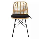 Стул с ротанговым плетением Wicker Stool без подлокотников варинант исполнения - 1 | Loft Concept в Санкт-петербурге