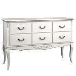 Консоль белая из массива бука с ящиками в стиле прованс White Provence варинант исполнения - 1 | Loft Concept в Санкт-петербурге