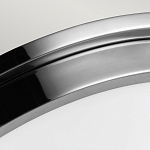 Потолочный светильник для ванных комнат цвета хром с вытянутым плафоном из молочного стекла Feiss варинант исполнения - 4 | Loft Concept в Санкт-петербурге