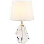 Настольная лампа с основанием из хрусталя Manlio Crystal Lampshade Table Lamp варинант исполнения - 1 | Loft Concept в Санкт-петербурге