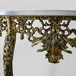 Консоль из бронзы с мраморной столешницей Bronze Console варинант исполнения - 1 | Loft Concept в Санкт-петербурге