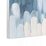 Панно декоративное с ручной росписью Blue Strokes варинант исполнения - 3 | Loft Concept в Санкт-петербурге