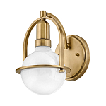 Бра с шарообразной белой лампой и декоративной рамкой Hinkley варинант исполнения - 1 | Loft Concept в Санкт-петербурге