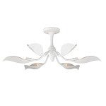 Потолочный светильник с плафонами в виде белых лепестков Delicate Flower варинант исполнения - 2 | Loft Concept в Санкт-петербурге