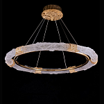 Люстра в форме кольца с золотым декором Warm Heavenly Light варинант исполнения - 1 | Loft Concept в Санкт-петербурге