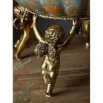 Чаша с орнаментом на бронзовых ножках в виде ангелов Eden Garden варинант исполнения - 7 | Loft Concept в Санкт-петербурге