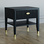 Прикроватная тумбочка с ящиком Elsa Dreams Black варинант исполнения - 1 | Loft Concept в Санкт-петербурге