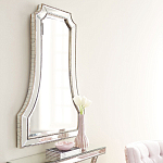 Зеркало в серебристой фигурной раме Silver Reflection варинант исполнения - 4 | Loft Concept в Санкт-петербурге