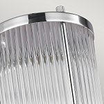 Бра для ванных комнат с прозрачным рифленым цилиндрическим плафоном на прямоугольном зеркальном основании Feiss варинант исполнения - 3 | Loft Concept в Санкт-петербурге