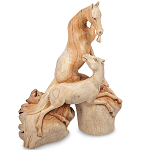 Статуэтка из дерева лошади Animals of the World 25 варинант исполнения - 2 | Loft Concept в Санкт-петербурге