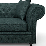 Мебельная ткань Шенилл темно-зеленый цвет 138 см T4-39 варинант исполнения - 6 | Loft Concept в Санкт-петербурге