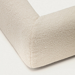 Кровать со съемным бежевым чехлом из ткани букле White Boucle Collection варинант исполнения - 5 | Loft Concept в Санкт-петербурге