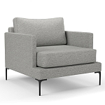 Мебельная ткань Шенилл серый цвет 138 см T4-29 варинант исполнения - 3 | Loft Concept в Санкт-петербурге