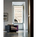 Дизайнерское кожаное кресло Poltronova Saratoga Armchair варинант исполнения - 4 | Loft Concept в Санкт-петербурге