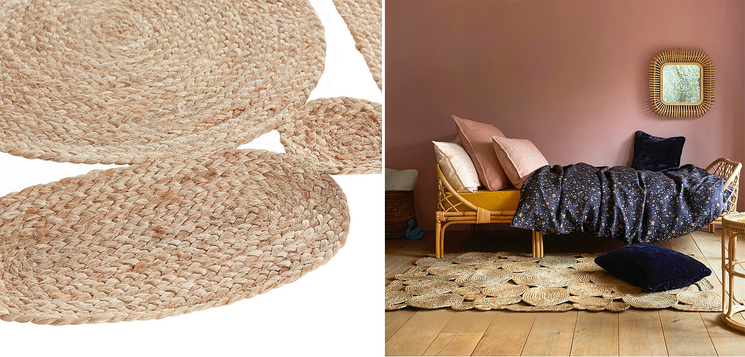 Ковер Carpet Jute Circles 100% джут Ковер Carpet Jute Circles 100% джут - Loft-Concept в Санкт-петербурге
