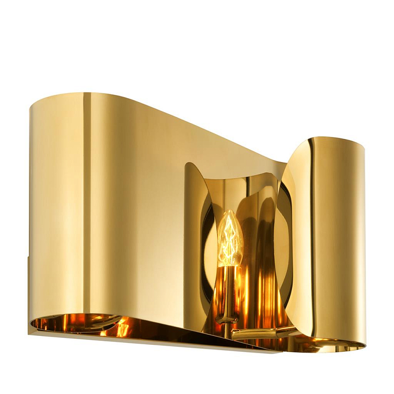 Бра Wall Lamp Crawley Gold Золотой в Санкт-петербурге | Loft Concept 