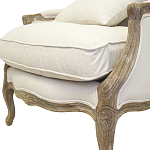 Кресло Ava Classical Armchair beige flax варинант исполнения - 4 | Loft Concept в Санкт-петербурге