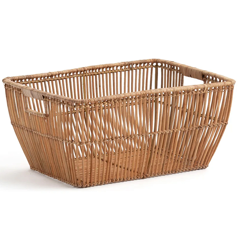 Корзина для белья из ротанга Tamu Wicker Basket Коричневый в Санкт-петербурге | Loft Concept 