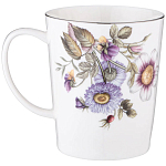 Кружка фарфоровая с рисунком цветов 400 мл Garden Whisper Porcelain Set  варинант исполнения - 1 | Loft Concept в Санкт-петербурге