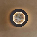 Бра в форме диска цвета латунь Brass Borders варинант исполнения - 5 | Loft Concept в Санкт-петербурге